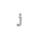 ブリキアルファベット小文字j(2個セット)インテリア イニシャル ディスプレイ エンブレム