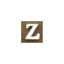 ウッデンレターズ Z ウッド アルファベット オブジェ 2個セット インテリア アンティークホワイト