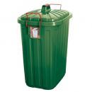 ダストボックス おしゃれなゴミ箱 グリーン ペールカラー エコ 大容量 取っ手が持ちやすい