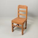 チェアー ラダーデザイン アンティーク家具 おしゃれ 木製 ミディアムブラウン 椅子 高さ85