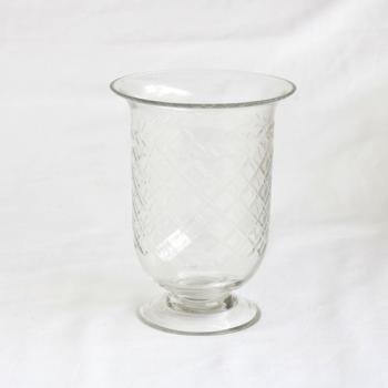 Glass on フット M 透明 花瓶 ガラス きれい エレガント かわいい ディスプレイ