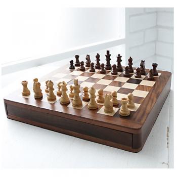アルブルエマン・チェス ゲーム おしゃれ アンティーク調 木製 ウッド オブジェ 卓上