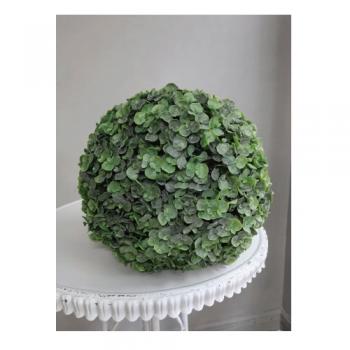 ユーカリリーフボール おしゃれ 置き型 造花 フェイクプランツ ディスプレイ ボタニカル グリーン