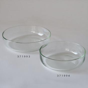 リューズガラス シャローディッシュ サラダボウル (L) 食器 クリア エコ 直径21