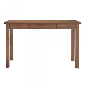 トムテ デスク テーブル 木製 ラバーウッド ナチュラル 天然木 ブラウン 幅120