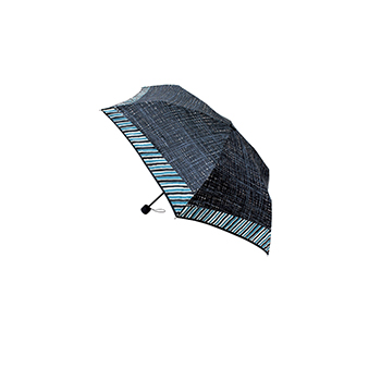 99%紫外線UVカット!日傘(シャギー柄)晴雨兼用 アロマシール付 パゴダ傘 黒