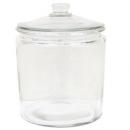 クリアガラスジャーM ボトル 瓶 蓋付 保存容器 北欧小物 ディスプレイ アンティークレトロ