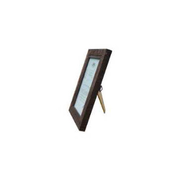 カローレフレームH 木製アンティーク シャビーブラック ポストカードサイズ 卓上 壁掛けディスプレイ