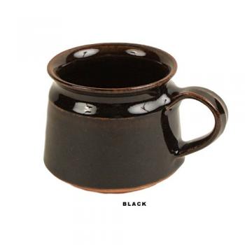 デミタスカップ ブラック 4個セット マグカップ コーヒー おしゃれ 陶器 直径9