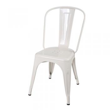 A-CHAIR WHITE 椅子 シンプル チェア おしゃれ ミッドセンチュリー スチール 高さ85