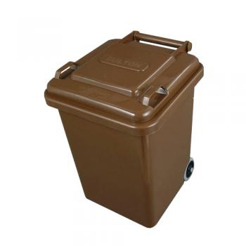PLASTIC TRASH CAN 18L BROWN ダストボックス ごみ箱 おしゃれ 高さ40