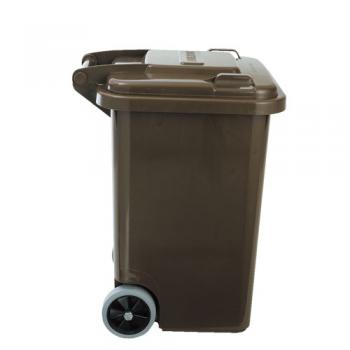 PLASTIC TRASH CAN 45L BROWN ダストボックス ごみ箱 高さ57.5
