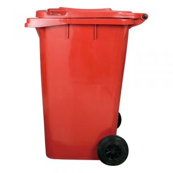 PLASTIC TRASH CAN 240L RED ダストボックス ごみ箱 高さ101