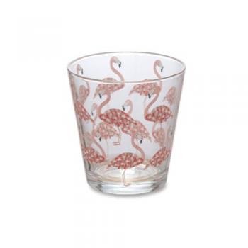 ガラスコップ フラミンゴ タンブラー グラス キッチン 硝子 透明 通販