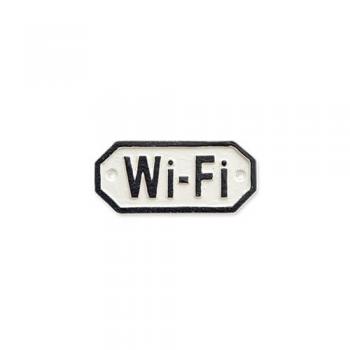 アイアンプレート Wi-Fi ホワイト ワイファイ サイン DIY ネーム 通販