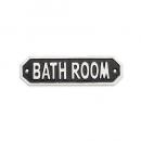 アイアンプレート BATH ROOM お風呂 ブラック サイン ネーム 通販