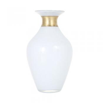 AGANIBUCK VASE H32 WHITE フラワーベース 花瓶 ガラス オシャレ 高さ32