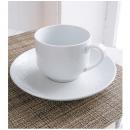 クリーパー・カップ&ソーサー 4個セット 食器 陶器 ホワイト おしゃれ お皿 シンプル 繊細な模様