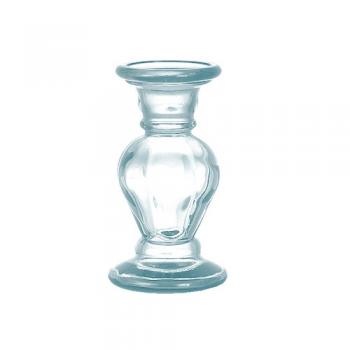 GLASS VASE 20cm CLEAR フラワーベース 花瓶 ガラス スペイン 高さ20