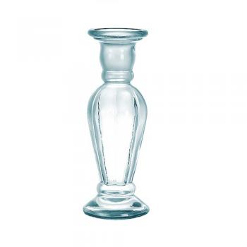 GLASS VASE 30cm CLEAR フラワーベース 花瓶 ガラス スペイン 高さ30
