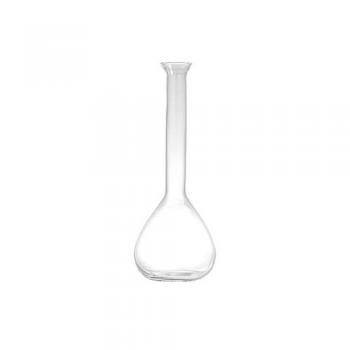VOLUMETRIC FLASK VASE S ガラス フラワーベース 花瓶 クリア 高さ22