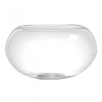 GLASS VASE ''BOLA'' ガラス フラワーベース 花瓶 ボール型 クリア 直径34.5