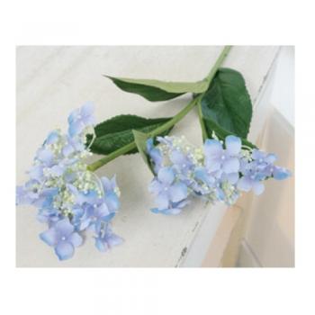 レースキャップハイドランジア・ブルー 4個セット おしゃれ ディスプレイ フェイクフラワー 造花
