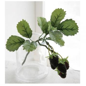 ブラックベリーピック 12個セット おしゃれ ディスプレイ フェイクフラワー 造花 植物 合成樹脂