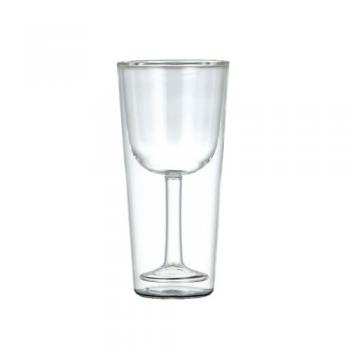 DOUBLE WALL ''VINO'' グラス コップ ワイングラス おしゃれ 高さ17.5