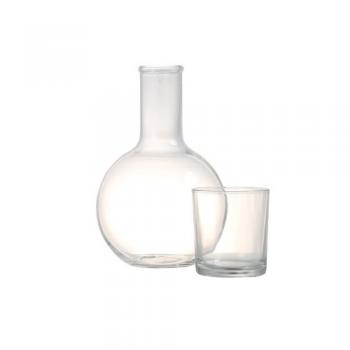 BALL CARAFE WITH CUP 1L 飲料 おしゃれ ガラス クリア 高さ20.5