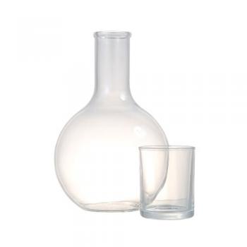 BALL CARAFE WITH CUP 2L 飲料 おしゃれ ガラス クリア 高さ26