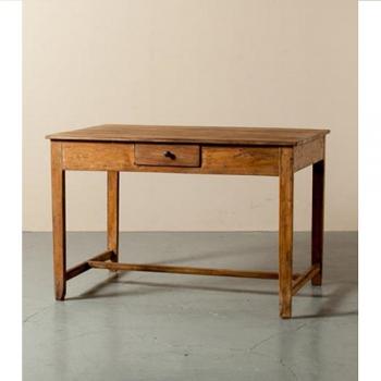 テーブル アンティーク家具 引出し シンプル デスク おしゃれ 木製 ナチュラル 北欧テイスト
