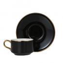 CUP&SAUCER Numelo 1 BLACK カップ ソーサー 食器 上品 直径11.5