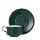 CUP&SAUCER Numelo 1 GREEN カップ ソーサー 食器 上品 直径11.5