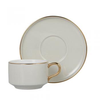 CUP&SAUCER Numelo 1 IVORY カップ ソーサー 食器 上品 直径11.5