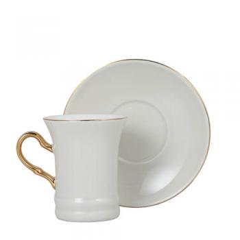 CUP&SAUCER Numelo 2 IVORY カップ ソーサー 食器 上品 直径19