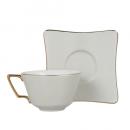 CUP&SAUCER Numelo 3 IVORY カップ ソーサー 食器 上品 高さ15