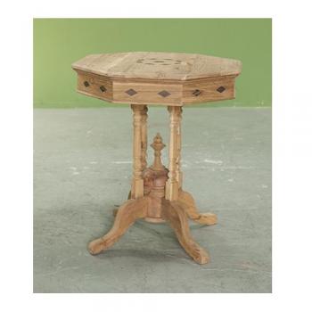 OCTAGONテーブル アンティーク家具 おしゃれ 象嵌 伝統技術 リュクス エレガント 木製