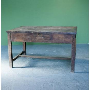 デスク アンティーク家具 おしゃれ シャビー テーブル 木製 ノスタルジック 収納 古木風 多角度