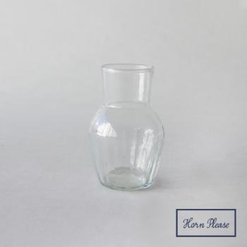 リューズガラス フラワーベース ハイネック 6個セット 花瓶 ガラス おしゃれ クリア 高さ9
