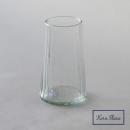 リューズガラス クーレライン フラワーベース カヌレ S 花瓶 ガラス おしゃれ クリア 高さ16