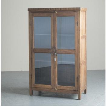 ウッドキャビネット アンティーク家具 棚 シンプル 木製 3段 ナチュラル 北欧 カントリー調