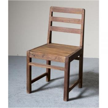 チェア アンティーク家具 おしゃれ 木製 ブラウン 茶 ナチュラル カントリー調 椅子 丸み