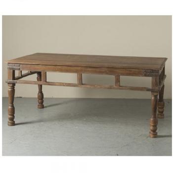 テーブル アンティーク家具 おしゃれ シャビー ナチュラル ダイニングテーブル 木製 幅173