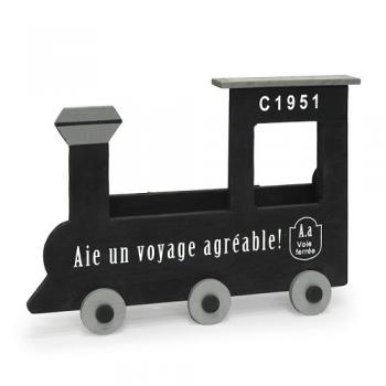 機関車フレームプランター ブラック 木製 オブジェ かわいい ガーデン雑貨 カントリー調