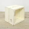 ミニディスプレイラック ホワイト 木製 カントリー調 収納ボックス かわいい ナチュラル 箱
