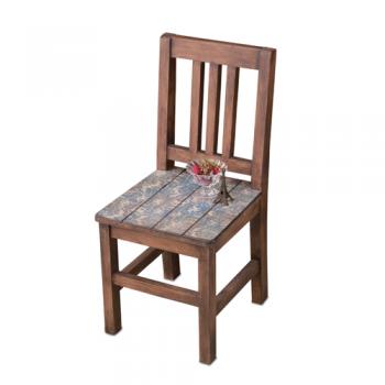 キッズチェア 茶 ブラウン 木製 フレンチ アンティーク調 おしゃれ ミニチェア 椅子 カントリー調