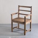 ワイドチェア アンティーク家具 おしゃれ 木製 ブラウン ナチュラル カントリー調 椅子 高さ90
