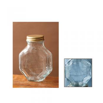 CHAMARRE ガラスジャー ポット ガラス瓶 保存容器 キッチン用品 アンティーク調