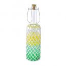 SPICE モザイクボトル LEDライト ダイヤ グリーン 2個セット 瓶 きれい 高さ31